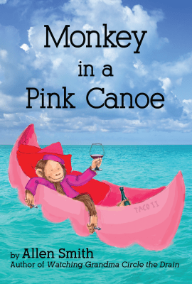 Monkey in a Pink Canoe